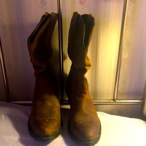 Durango Brown Leather Cowboy boots